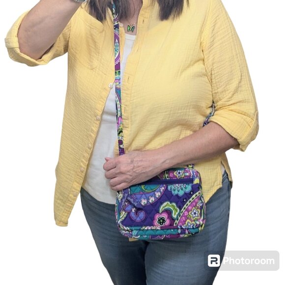 NWOT Vera Bradley Crossbody - RETIRED Heather Pattern - Picture 11 of 13